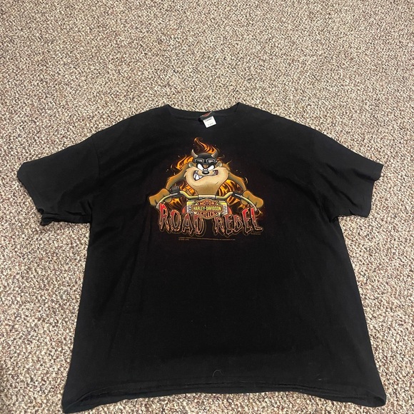 Men’s Harley Davidson X looney tunes shirt - Picture 1 of 6